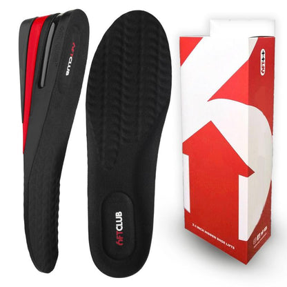 6FT Original Advanced Height Increase Insoles 2.36 Inches (6CM) 3 Layer Air Cushion Comfort Support Discreet Elevation Enhancer Boost Shoe Lifts Taller All Day