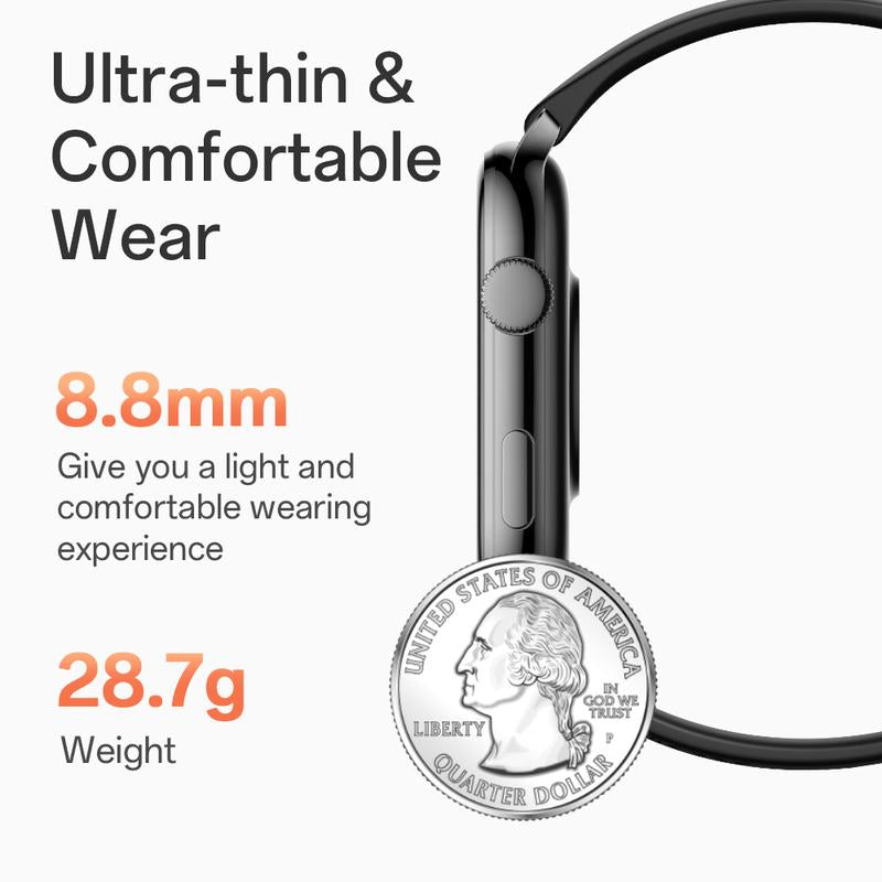 【Amoled】Aolon GTS3 Smart Watch AMOLED Display AOD Bluetooth Calls Blood Oxygen & Heart Rate IP68 Voice Control Bluetooth Smartwatch for Ios Android